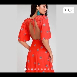 Free people women’s mockingbird mini dress